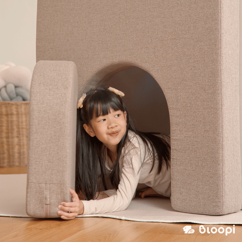 ชุดเบาะซุ้มประตูเสริมพัฒนาการสำหรับเด็ก BLOOPI รุ่น BLOOPI THE ARCO สีน้ำตาล_3